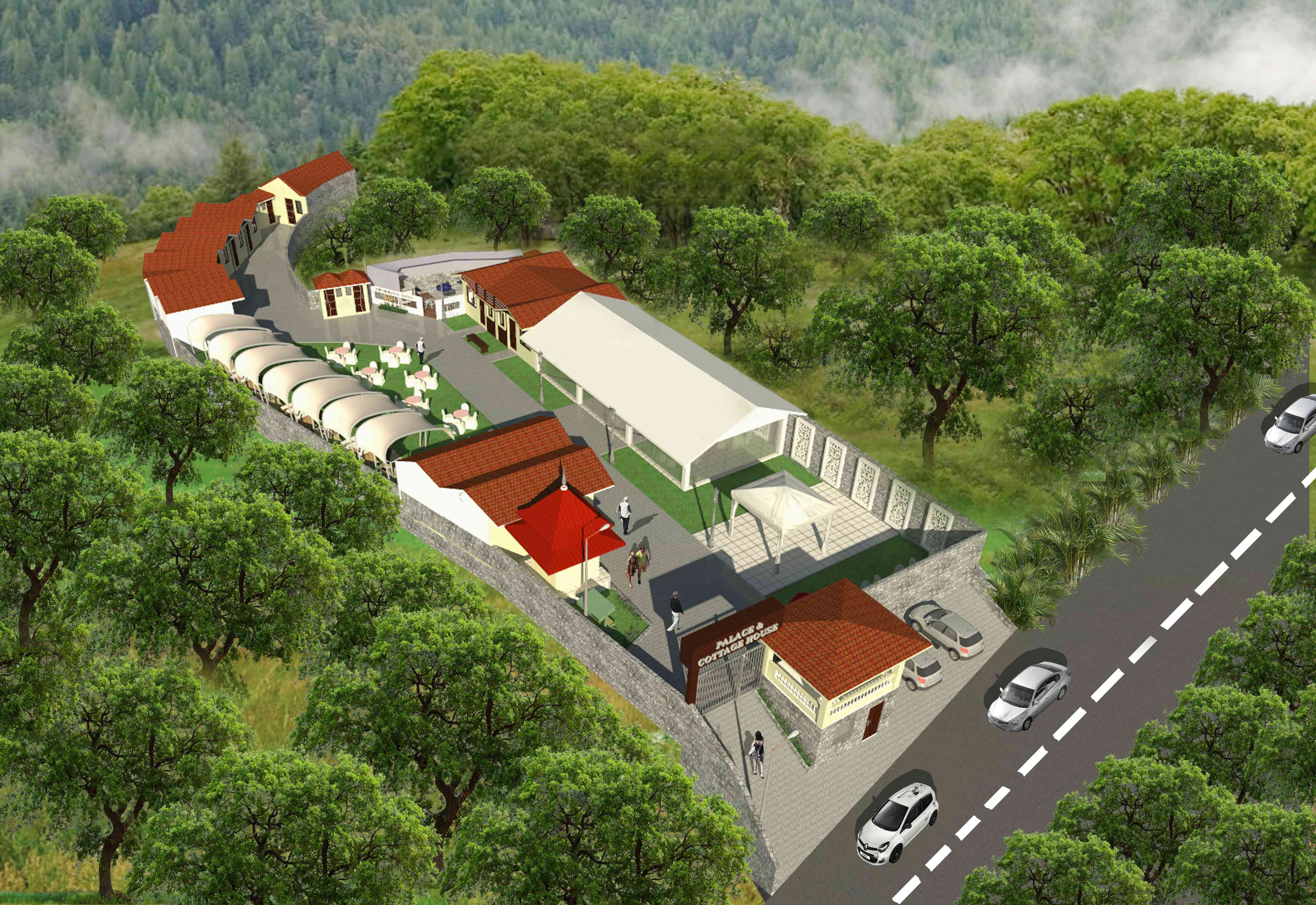 Resort at District Solan,  Himanchal Pradesh