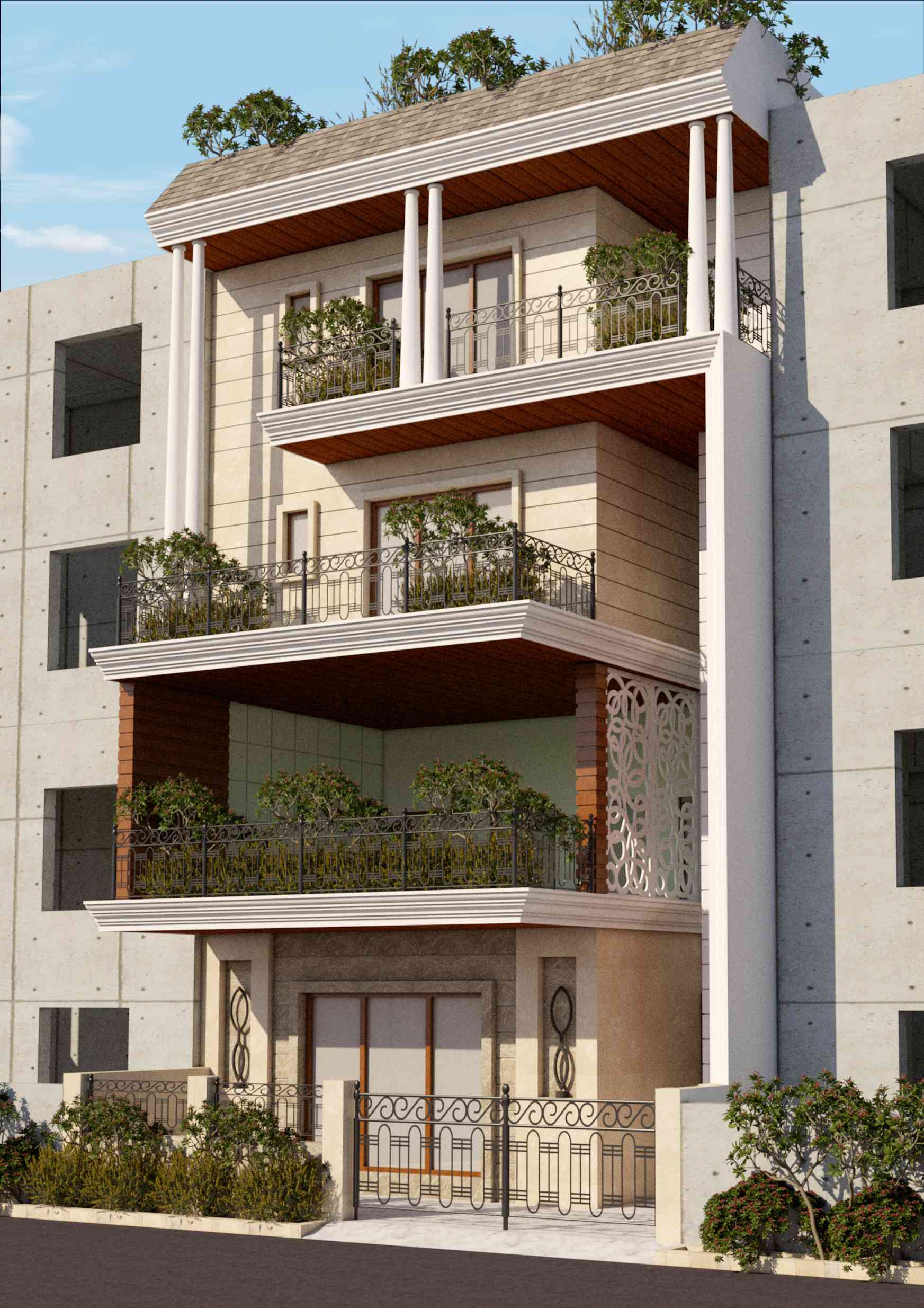 Residence at Kirti Nagar, New Delhi